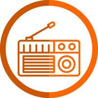 radio vector icoon ontwerp