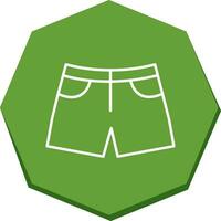 korte broek vector pictogram