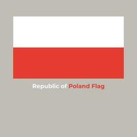 de Polen vlag vector