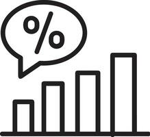 groei bedrijf icoon symbool vector afbeelding. illustratie van de vooruitgang schets infographic strategie ontwikkeling ontwerp beeld