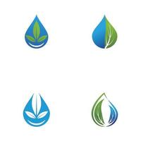 waterdruppel logo sjabloon vector illustratie ontwerp