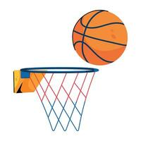 trendy basketbalconcepten vector