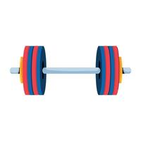 modieus barbell concepten vector