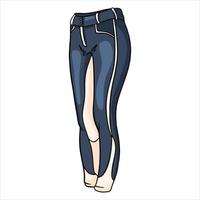 outfit rider broek voor jockey illustratie in cartoon-stijl vector