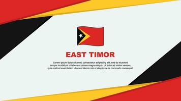 oosten- Timor vlag abstract achtergrond ontwerp sjabloon. oosten- Timor onafhankelijkheid dag banier tekenfilm vector illustratie. oosten- Timor