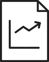 groei bedrijf icoon symbool vector afbeelding. illustratie van de vooruitgang schets infographic strategie ontwikkeling ontwerp beeld