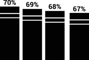 groei bedrijf icoon symbool vector afbeelding. illustratie van de vooruitgang schets infographic strategie ontwikkeling ontwerp beeld