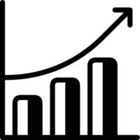 groei bedrijf icoon symbool vector afbeelding. illustratie van de vooruitgang schets infographic strategie ontwikkeling ontwerp beeld