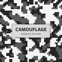 leger en leger pixel camouflage naadloos patroon vector