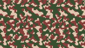 leger en leger pixel camouflage patroon achtergrond vector