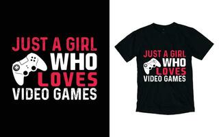 gaming typografie t-shirt ontwerp vector