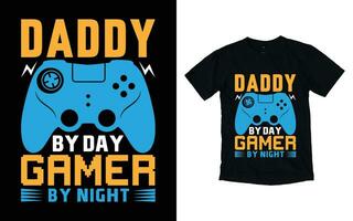 gaming typografie t-shirt ontwerp vector