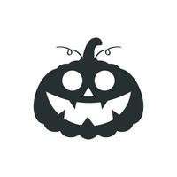 halloween pompoen silhouet vector , halloween viering element