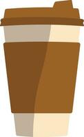 koffie karamel heerlijk koffie papier kop icoon. drinken vector illustratie ontwerp