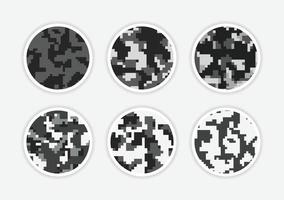 camouflage pixel icoon vector