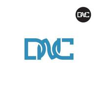 brief dnc monogram logo ontwerp vector