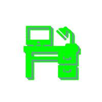 bureau vector pictogram