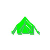 tent vector pictogram