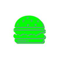 hamburger vector pictogram