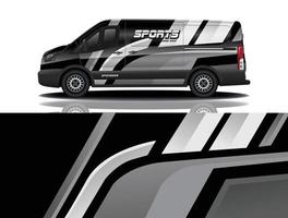 sport auto sticker wrap ontwerp vector