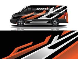 sport auto sticker wrap ontwerp vector