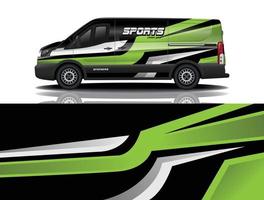 sport auto sticker wrap ontwerp vector