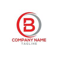 b typografie logo ontwerp alfabet vector