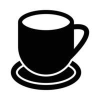 koffie kop vector glyph icoon voor persoonlijk en reclame gebruiken.