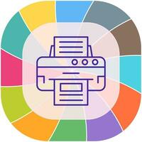 printer vector pictogram