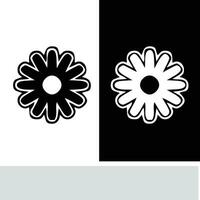 abstract naadloos patroon met silhouetten bloemen in zwart en wit. bloemen herhalen monochroom achtergrond. eindeloos afdrukken textuur. kleding stof ontwerp. behang - vector