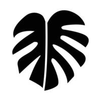 monstera vector glyph icoon voor persoonlijk en reclame gebruiken.