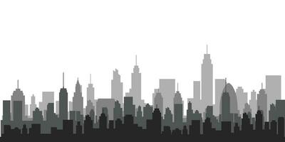 moderne stad skyline vectorillustratie vector