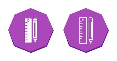 liniaal vector pictogram