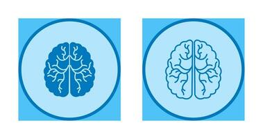 hersenen vector pictogram