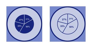 cirkeldiagram vector pictogram