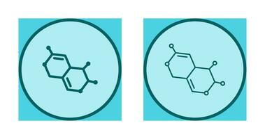 molecuul vector pictogram