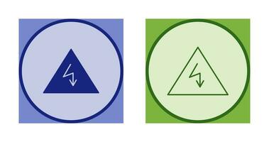 uniek elektriciteit Gevaar vector icoon