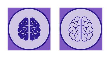 hersenen vector pictogram