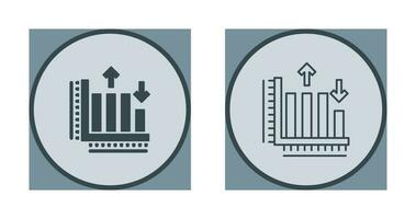 bar diagram vector icoon