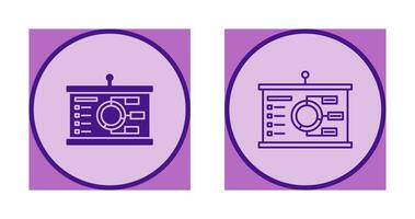 presentatie vector pictogram