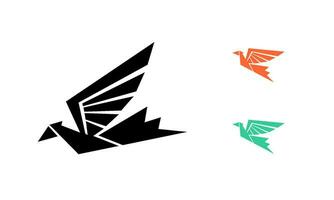 papier vogel logo vector