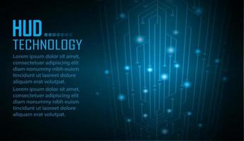 cyber circuit toekomstige technologie concept achtergrond vector