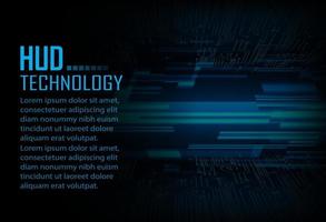 cyber circuit toekomstige technologie concept achtergrond vector