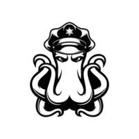 Octopus Politie schets vector