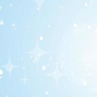 lichtblauwe abstracte achtergrond met sterren en bokeh. mooie lucht. eenvoudige platte vectorillustratie. vector