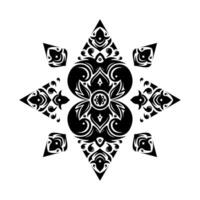 etnisch ornament ontwerp voor behang of keramisch vector