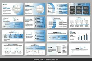 vector zakelijke bedrijf presentatie en bedrijf portefeuille, profiel ontwerp, project rapport, zakelijke profiel