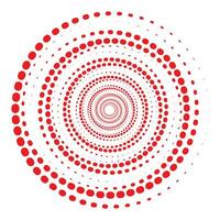 gemakkelijk abstract rood kleur polka punt patroon vector