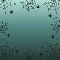 halloween viering achtergrond, helling vector met gemakkelijk ornament.