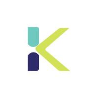 brief k logo icoon illustratie ontwerp sjabloon.afbeelding alfabet symbool voor bedrijf financiën logotype vector